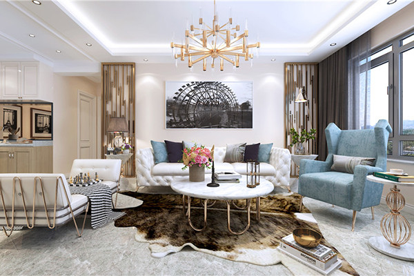 沈陽(yáng)-外灘三號(hào)115平「歐式風(fēng)格」裝修案例圖