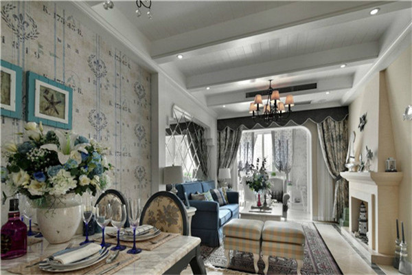 沈陽-金輝·天鵝灣100平「地中?！寡b修設(shè)計風(fēng)格案例