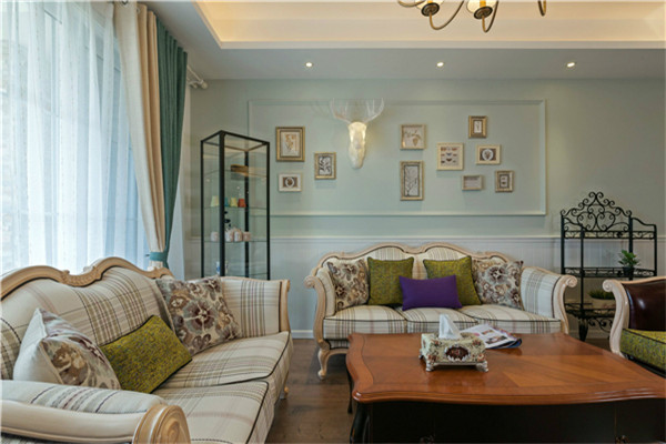 沈陽-碧桂園錦園120平「美式風(fēng)格」裝修設(shè)計案例