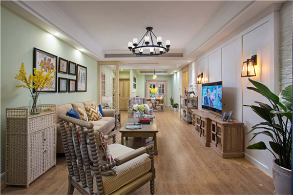 沈陽-碧桂園天墅140平米「田園風(fēng)格」裝修設(shè)計案例