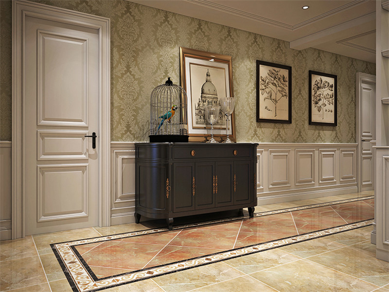 果嶺公館中式風(fēng)格實(shí)景裝修案例(四)