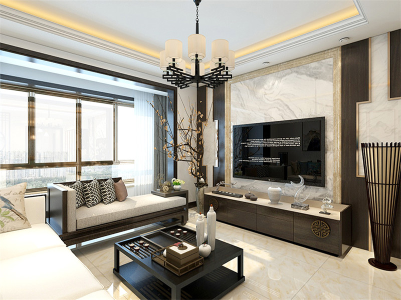 玉祥明居118平「新中式」風(fēng)格裝修案例(二)