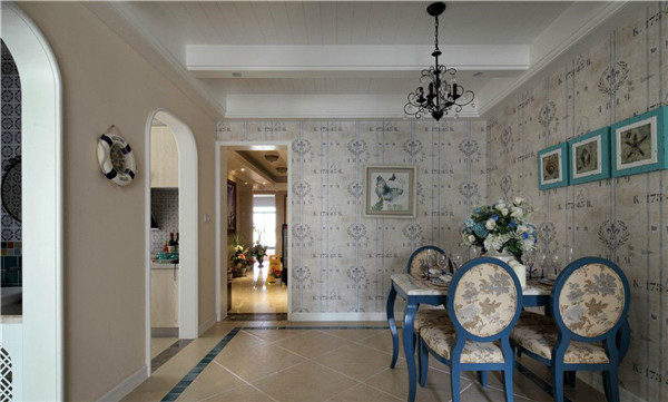 沈陽裝修公司100米兩室「地中?！寡b修風格案例圖