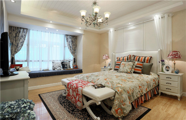 沈陽(yáng)裝修公司90平米兩室「地中?！寡b修風(fēng)格案例圖