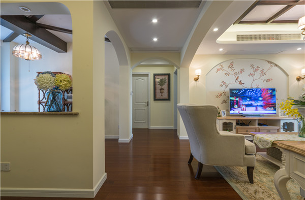 沈陽裝修公司85平米兩室「田園風(fēng)格」裝修案例圖