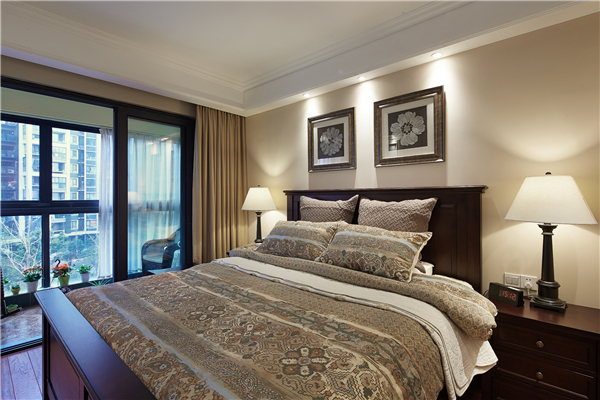 沈陽裝修公司129平「美式風(fēng)格」裝修案例圖