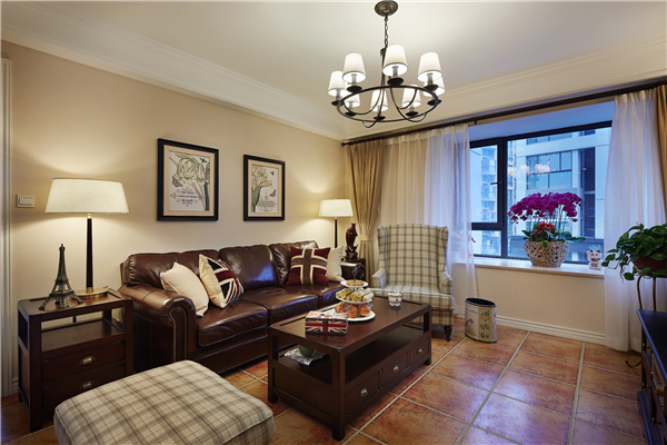 沈陽裝修公司129平「美式風(fēng)格」裝修案例圖