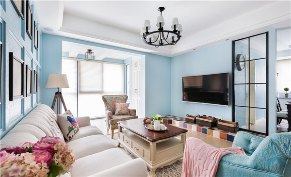 沈陽裝修公司135平米「田園風(fēng)格」裝修案例圖