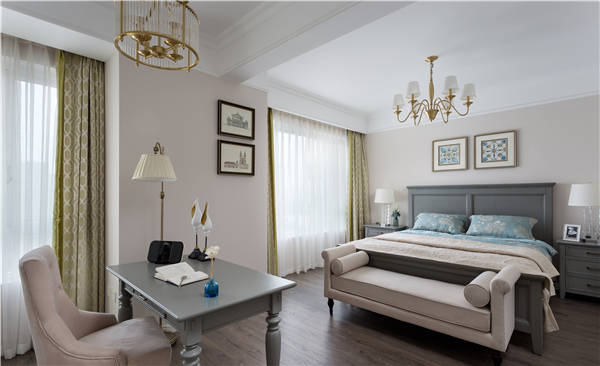 沈陽-萬達(dá)公館110平「美式風(fēng)格」裝修設(shè)計(jì)風(fēng)格案例