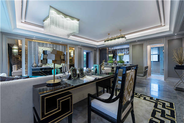 沈陽(yáng)-雅賓利花園134平「輕奢風(fēng)格」裝修設(shè)計(jì)案例圖