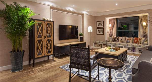 沈陽(yáng)-浦江御景灣124平「混搭風(fēng)格」裝修設(shè)計(jì)風(fēng)格案例